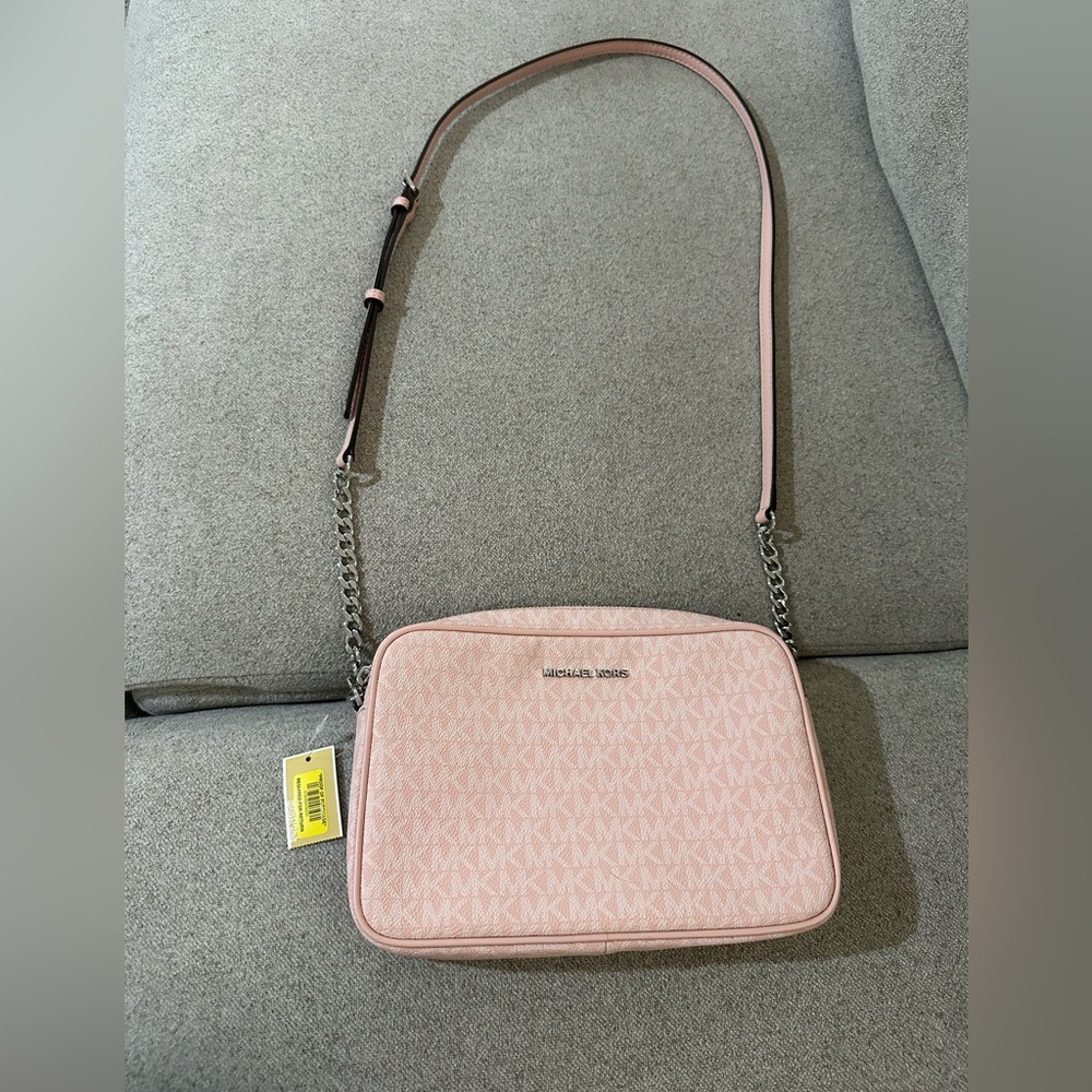 NWT Pink Michael Kors Pink Crossbody Bag